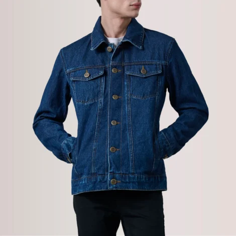 Conard Dark Blue Denim Trucker Jacket